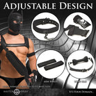 9 Piece Deluxe Pup Arsenal Set - Black - Bondage Kit