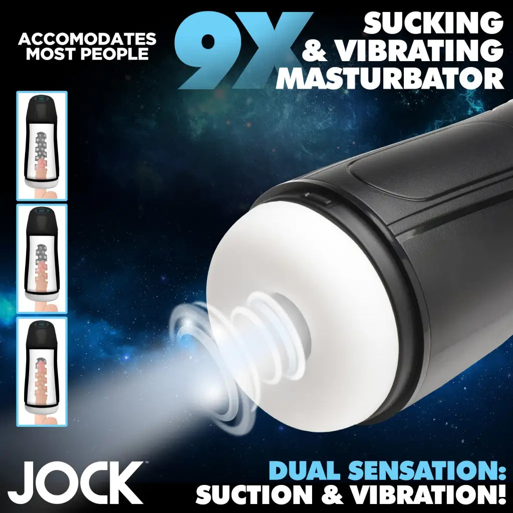 9x Sucking And Vibrating Masturbator - Powered Stroker