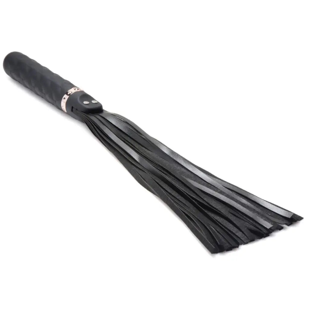 Master Series Impact 9x Vibrating Silicone Dildo Flogger at the Haus of Shag