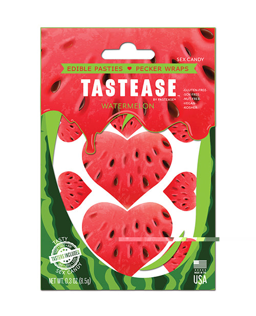 Pastease Tastease Edible Pasties & Pecker Wraps - Watermelon O/s