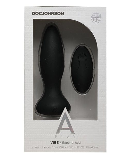 A-Play Powered Plug A-Play - Vibe - Rechargeable Silicone Anal Plug with Remote at the Haus of Shag