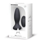 Rechargeable silicone anal plug with remote control for enhanced pleasure and play vibe sessions