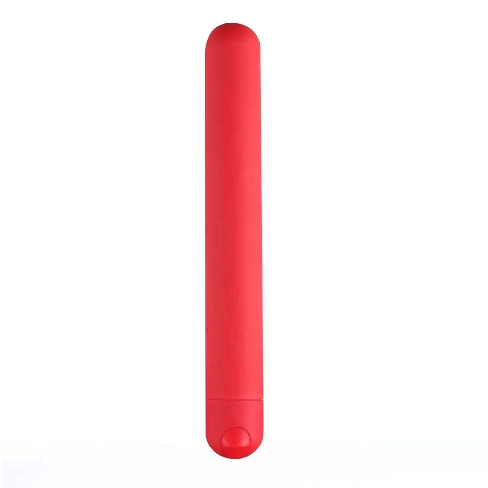 Abbie Long Rechargeable Bullet Red - Bullet Vibrator