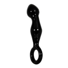 Adam & Eve Adam’s Glass Prostate Massager - Black - Anal Products