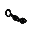 Adam & Eve Adam’s Glass Prostate Massager - Black - Anal Products