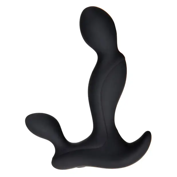 Adam & Eve Adam’s Vibrating Triple Probe - Black - Anal Products