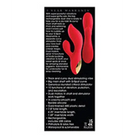 Adam & Eve Eve’s Big & Curvy G Dual Stimulating Vibe - Red/Gold - Vibrators