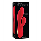 Adam & Eve Eve’s Big & Curvy G Dual Stimulating Vibe - Red/Gold - Vibrators