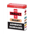 Add Insult To Injury Bandages W/assorted Sayings - Box Of 25 - Novelties