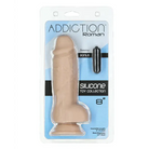 Addiction 8’’ Roman Dildo - Beige - Dongs & Dildos