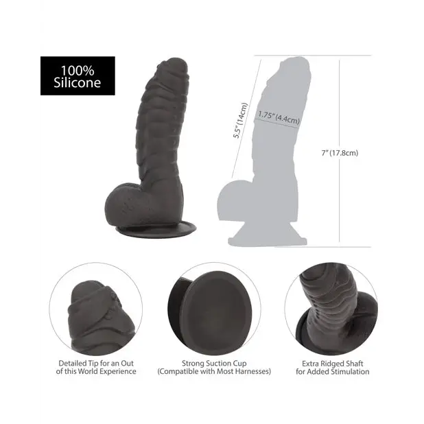 Addiction Ben 7’’ Dildo - Black - Dongs & Dildos