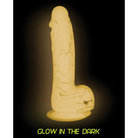 Addiction Brandon 7.5’’ Glow in the Dark Dildo - Pink - Dongs & Dildos