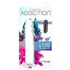 Addiction Crystal Vertical Dong Clear Tpe W/ Bullet ’ - 8’’ - Vibrators