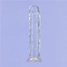 Addiction Crystal Vertical Dong Clear Tpe W/ Bullet ’ - Vibrators