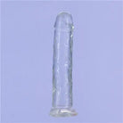 Addiction Crystal Vertical Dong Clear Tpe W/ Bullet ’ - Vibrators