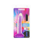 Addiction Rave 8 in. Bendable Glow-in-the-Dark Silicone Dildo Purple Confetti - Dildos and Dongs