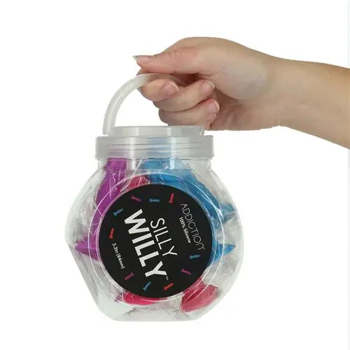 Addiction Silly Willy 3.3in Mini Dongs 12pc Display (out Mid Nov) - Party Games Gifts & Supplies