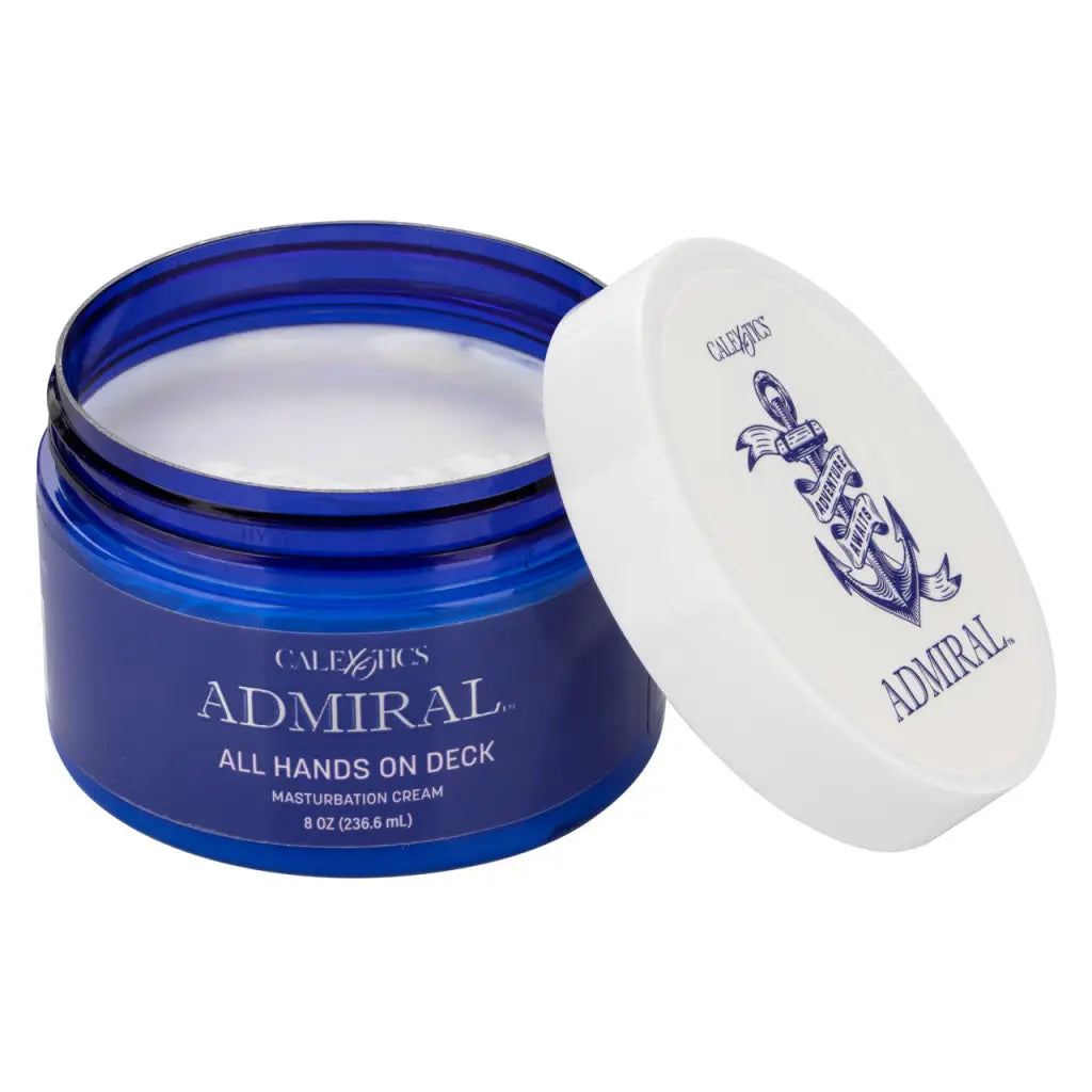 Admiral All Hands On Deck Masturbation Cream 8oz - Water Based Lubricant