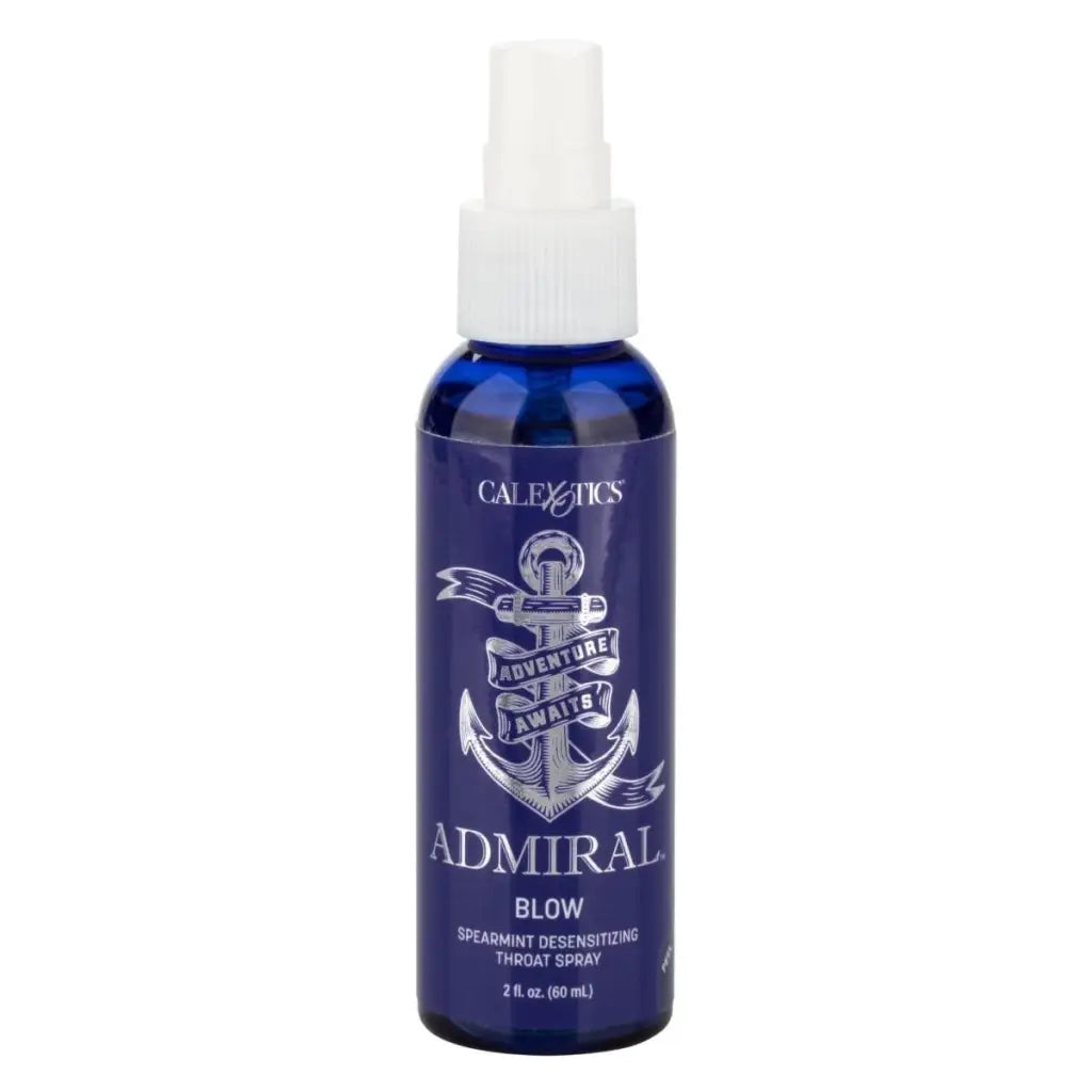 CalExotics Erotic Body Lotions Admiral Blow Spearmint Throat Spray 2oz at the Haus of Shag