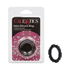 CalExotics Penis Enhancement Adonis Atlas Silicone Ring - Black at the Haus of Shag