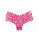 Adore ’Candy Apple’ crotchless panty with pink lacy lace pattern for intimate moments