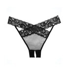 Adore ’Desire’ black and white sheer & lace bra with intricate lacy pattern