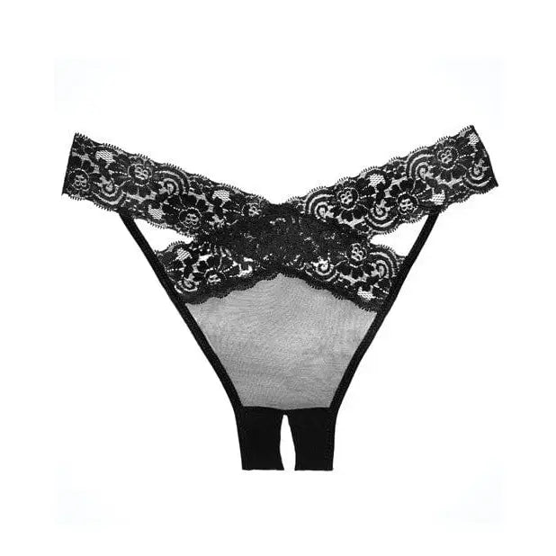 Adore ’Desire’ black and white sheer & lace bra with intricate lacy pattern