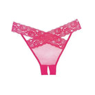 Adore ’Desire’ Sheer & Lace Panty: Pink Underwear with Delicate Lacy Lace Pattern