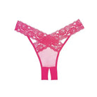 Adore ’Desire’ Sheer & Lace Panty - Pink Bra with Lacy Lace Pattern