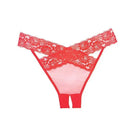 Adore ’Desire’ sheer & lace panty - red bra with a lacy lace pattern for ultimate elegance