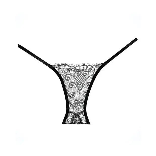 Adore ’Enchanted Belle’ Panty - Lacy thong underwear with intricate floral patterns