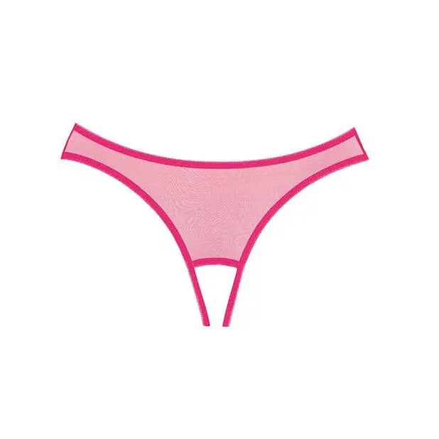 Allure Lingerie Crotchless Panty One Size Fits Most / Pink Adore 'Expose' Panty at the Haus of Shag