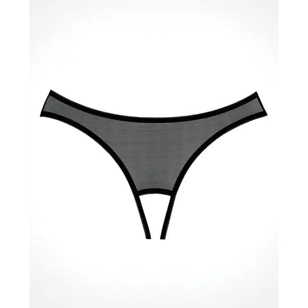 Allure Lingerie Crotchless Panty One Size Fits Most / Black Adore 'Expose' Panty at the Haus of Shag