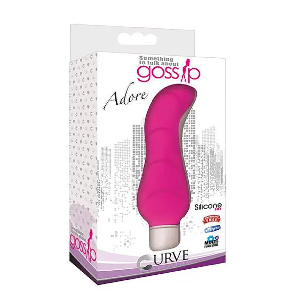 Adore Silicone Mini G-spot Vibe - Pink - Vibesextoys