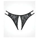 A black lingersuit with lace bra and thong from the Adore ’Sweet Honey’ Crotchless Panty collection