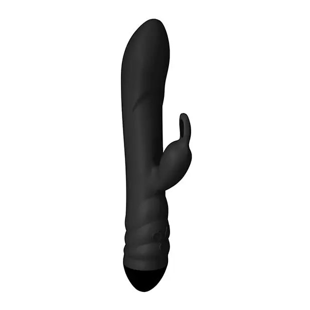 Adrien Lastic Twister Clitoral Sucker & Vibrating Rabbit - Black - Vibrators