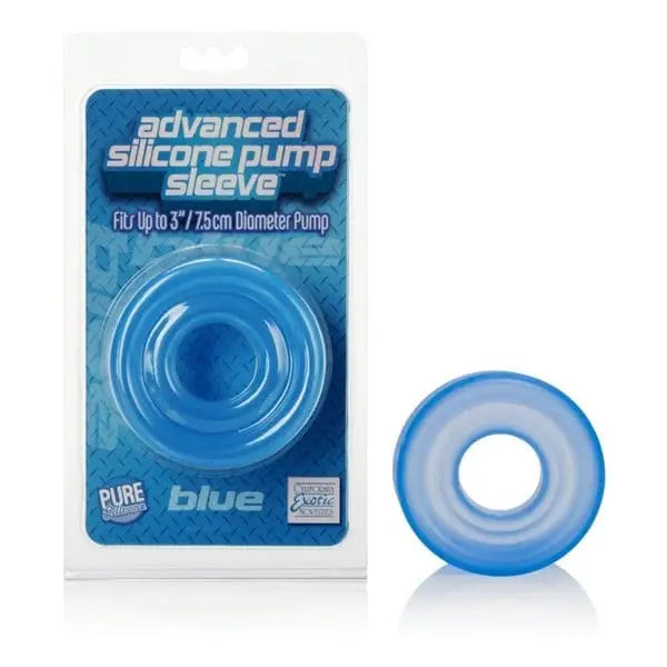 Advanced Silicone Pump Sleeve Blue featuring a durable blue silicon ring for optimal performance