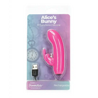 Alice’s Bunny Rechargeable Bullet W/rabbit Sleeve - Pink - Stimulators