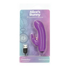 Alice’s Bunny Rechargeable Bullet W/rabbit Sleeve - Purple - Stimulators