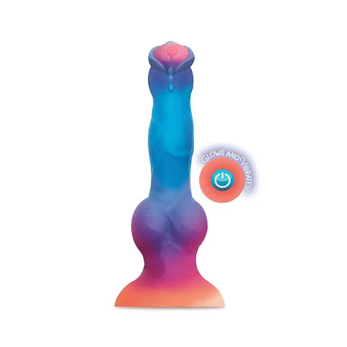 Alien Nation Glo-Spot Vibrator - Multi-Color - Fantasy Vibrator