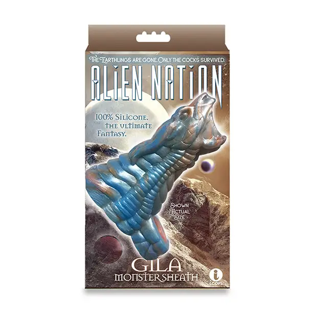 Alien Nation Gila Penis Sheath - Blue - Penis Extenders