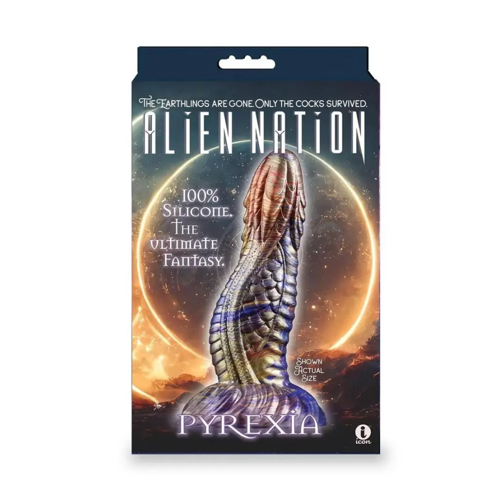 Alien Nation Pyrexia Silicone Dildo - Multi Color - Fantasy Dildo