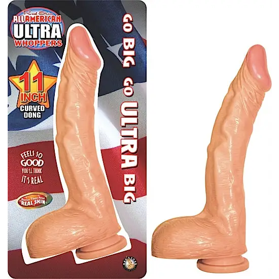 All American Ultra Whopper 11in Curved - Dildos & Dongs