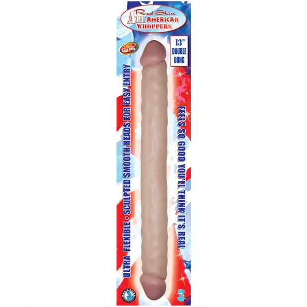 All American Whoppers 13in. Double Dong - 13’’ - Dildos and Dongs