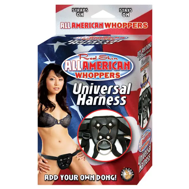 All American Whoppers Universal Harness (Black) - Strap-On Harnesses