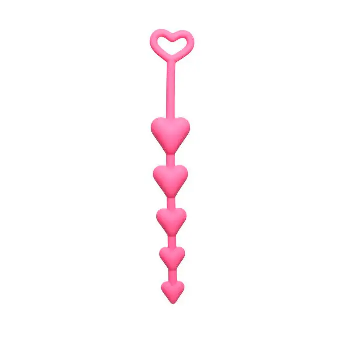 All Heart - Pink - Anal Beads