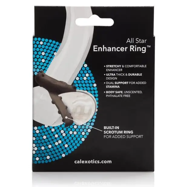 CalExotics Penis Enhancement All Star Enhancer Ring - Smoke at the Haus of Shag