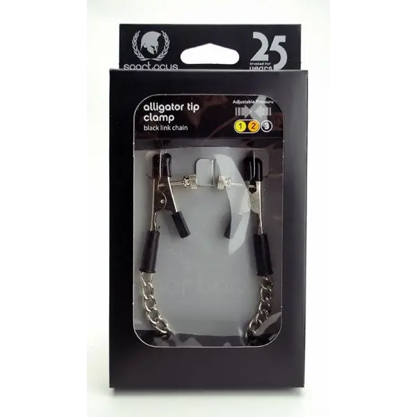 Alligator Clamp W/ Link Chain - Nipple Clamp