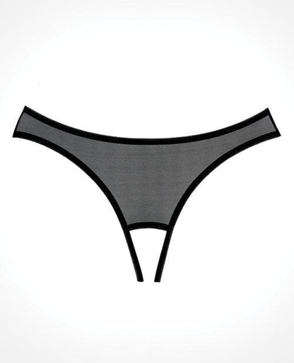 Allure Lingerie Crotchless Panty One Size Fits Most / Black Adore 'Expose' Panty at the Haus of Shag
