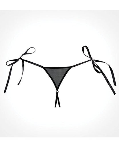 Allure Lingerie Crotchless Panty One Size Fits Most / Black Adore 'Lolita' Crotchless Panty at the Haus of Shag